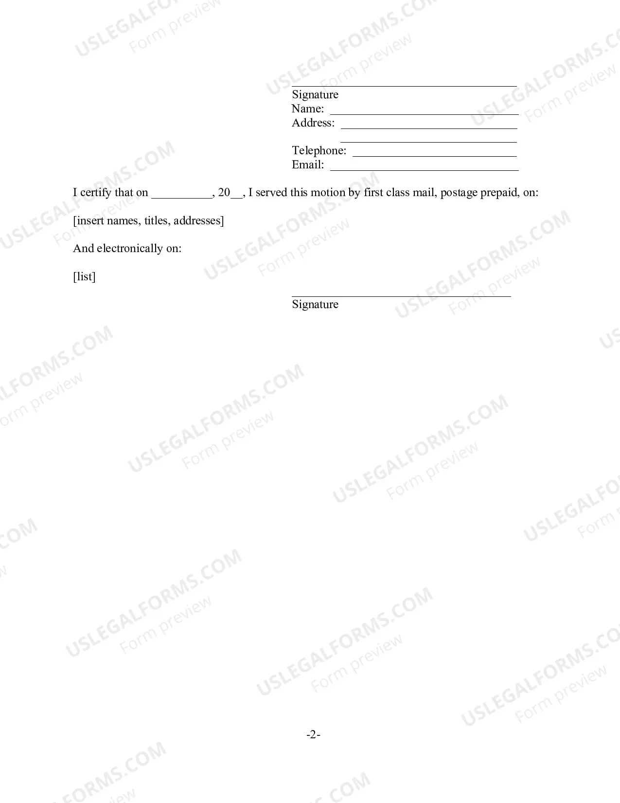 Preview Motion to Avoid Lien on Household Goods