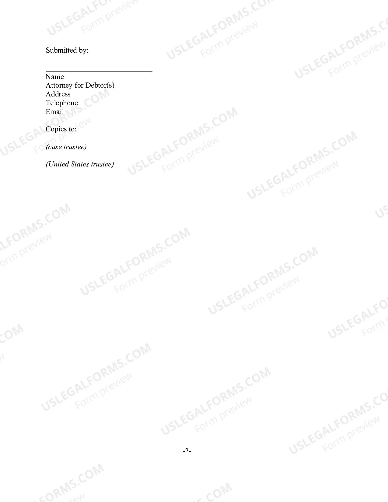 Preview Order Dismissing Duplicate Case