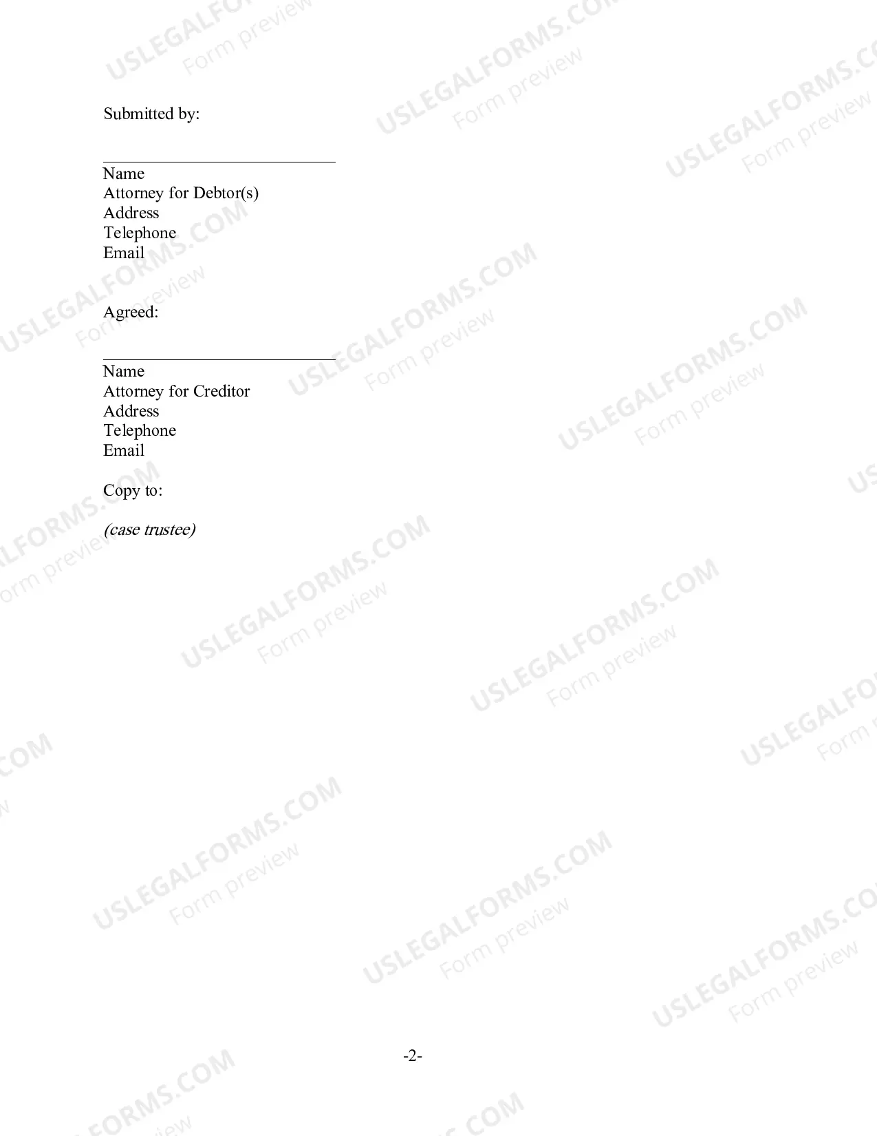 Preview Stipulated Order Avoiding Judicial Lien on Debtor's Residence