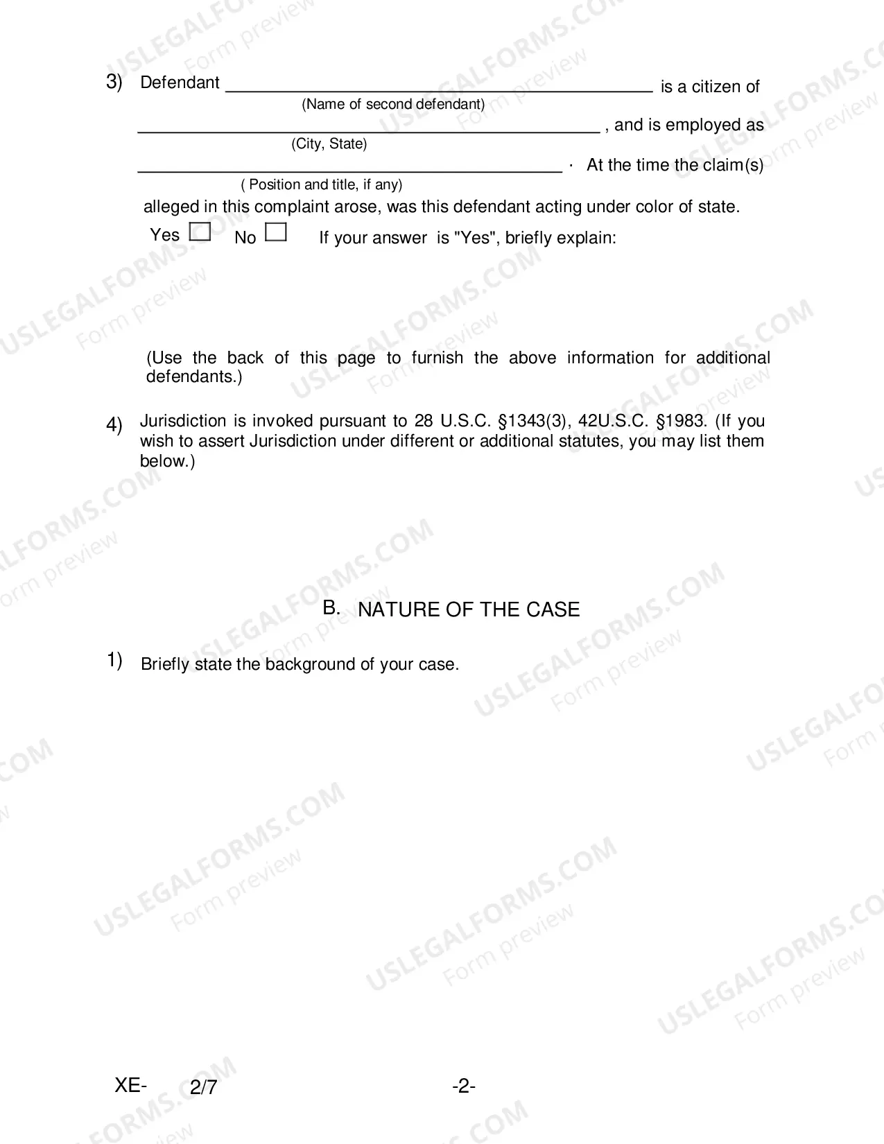 Preview Civil Rights Complaint