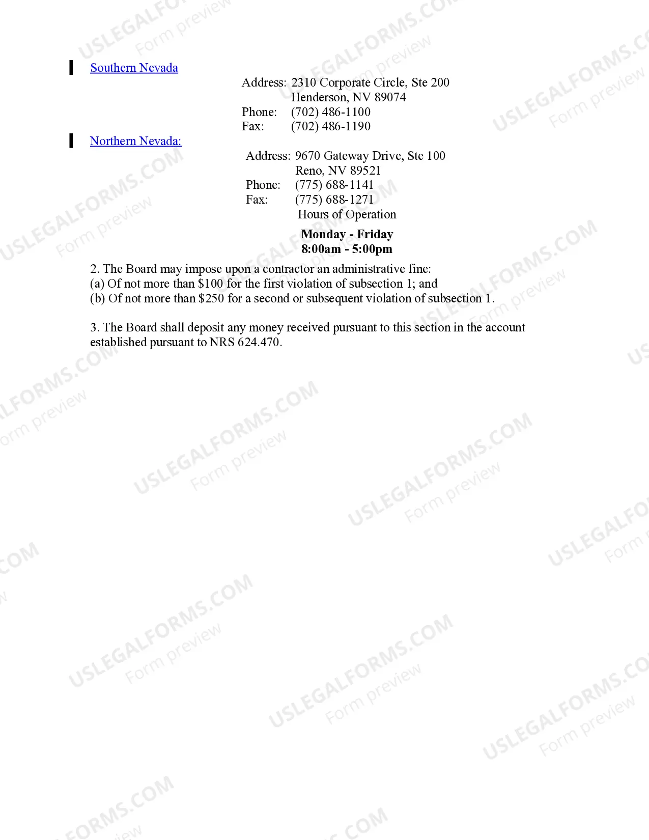Preview Fencing Contract for Contractor