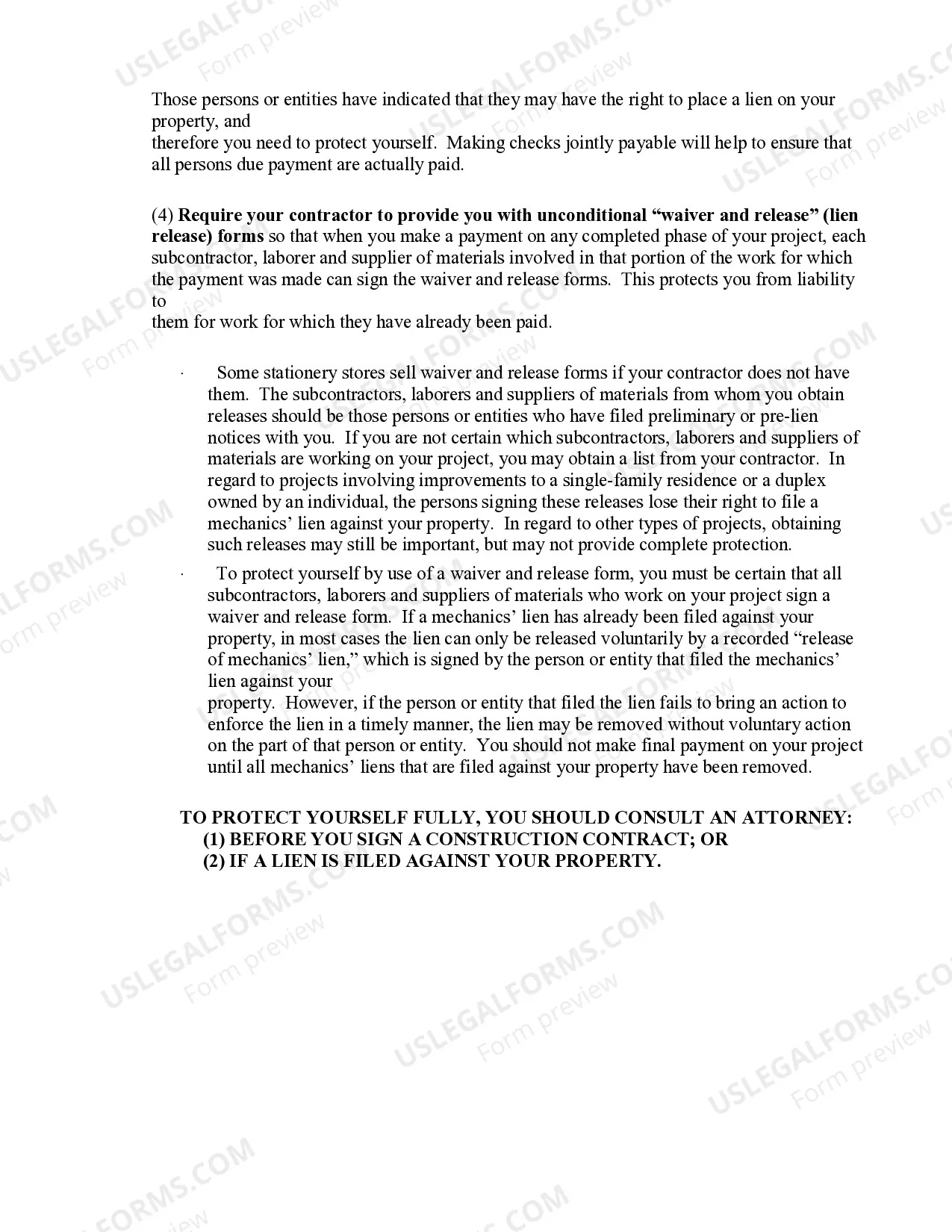 Preview Landscape Contract for Contractor