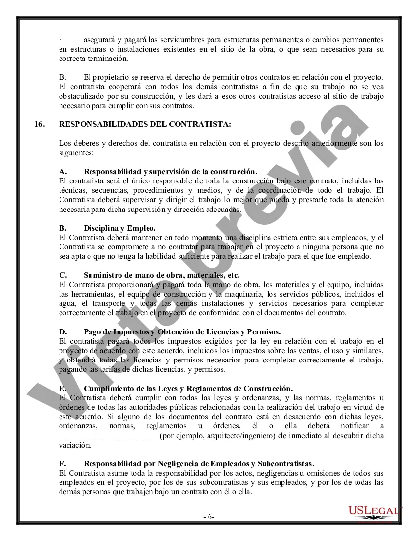 Preview Contrato Comercial para Contratista