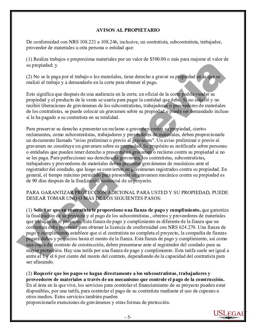 Preview Contrato de pavimentación para contratista