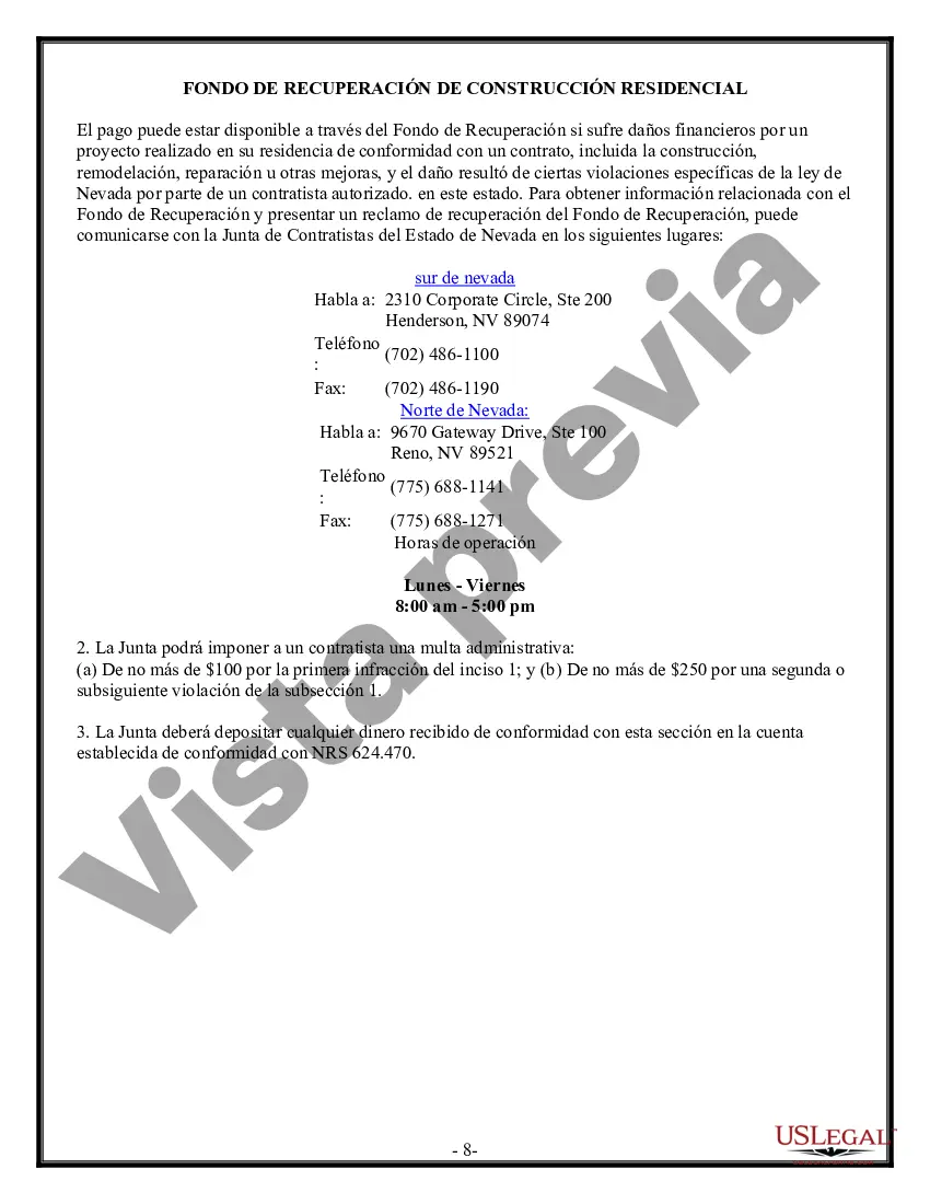 Preview Contrato de pavimentación para contratista