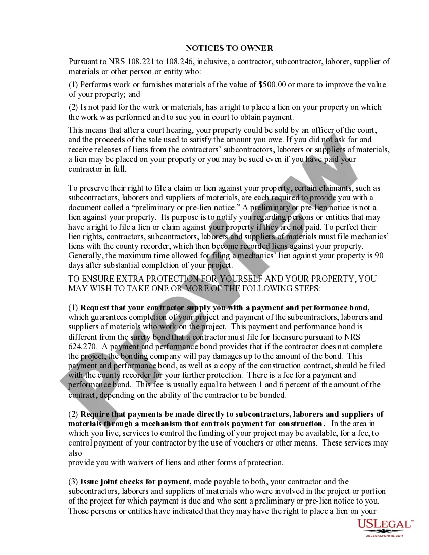 Preview Site Work Contract for Contractor