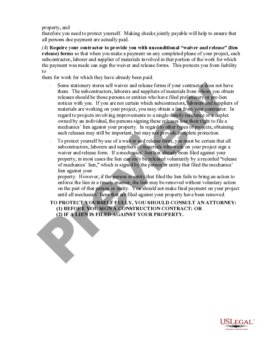 Preview Site Work Contract for Contractor