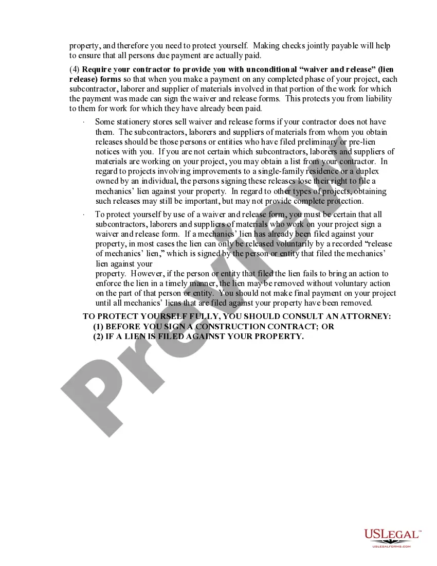 Preview Siding Contract for Contractor