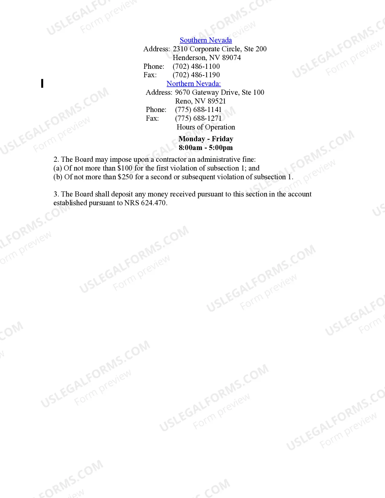 Preview Foundation Contract for Contractor