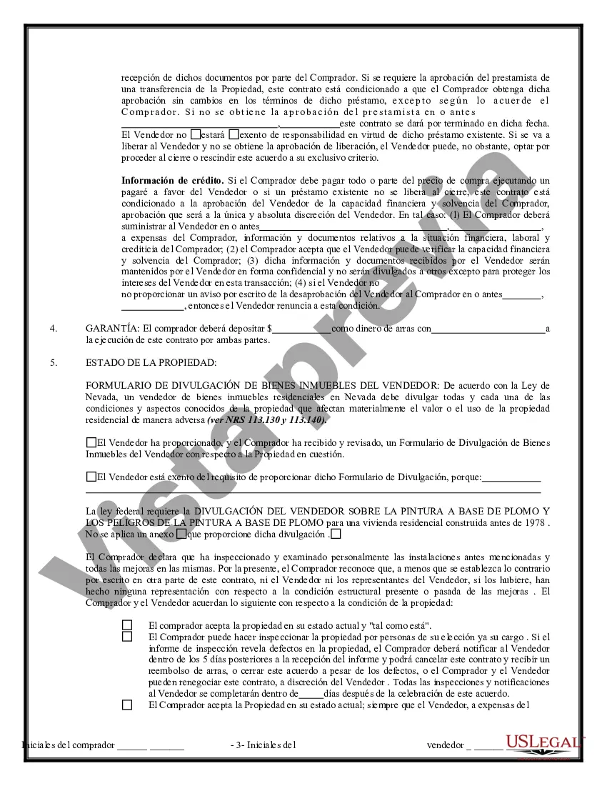 Preview Contrato de Compraventa de Bienes Inmuebles sin Corredor para Acuerdo de Venta de Casa Residencial