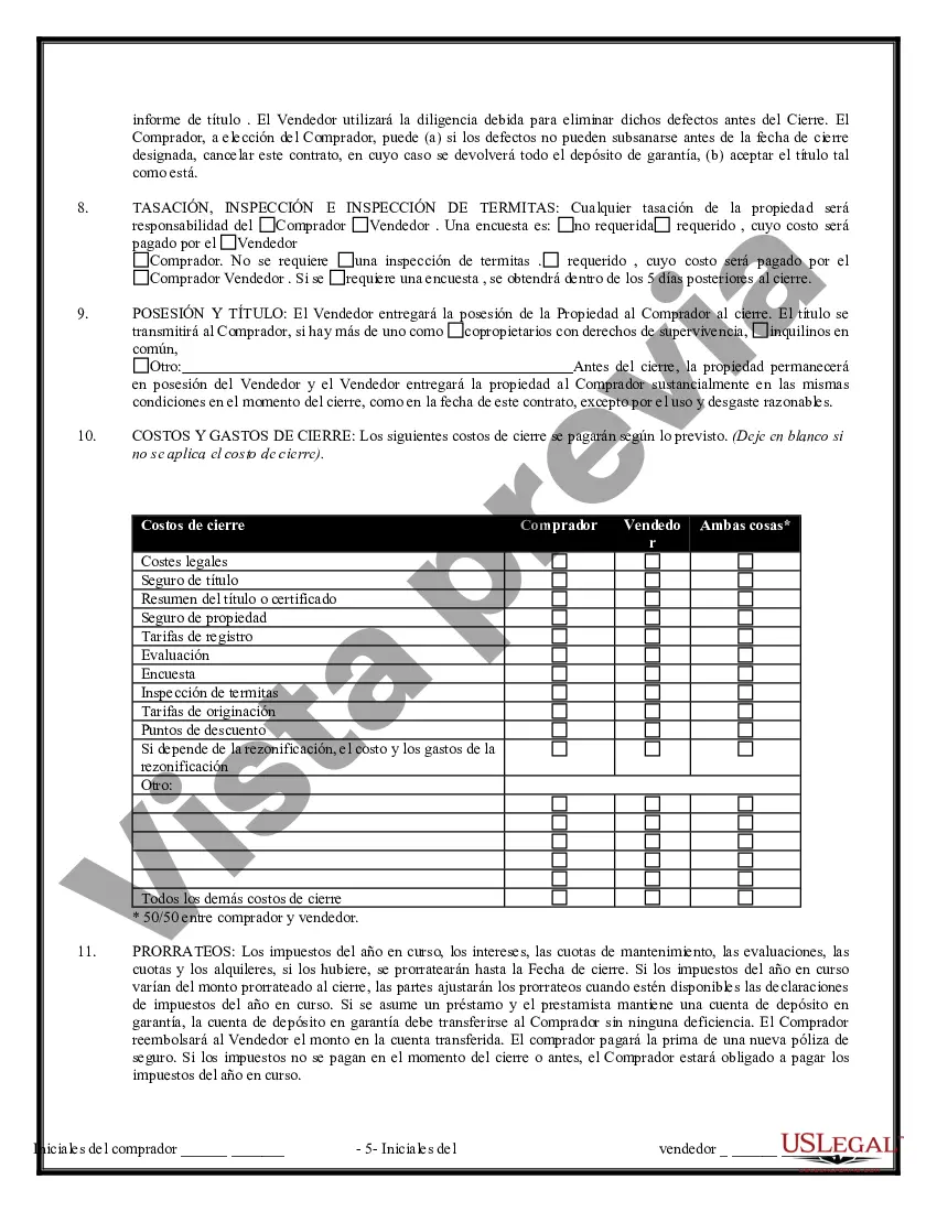 Preview Contrato de Compraventa de Bienes Inmuebles sin Corredor para Acuerdo de Venta de Casa Residencial