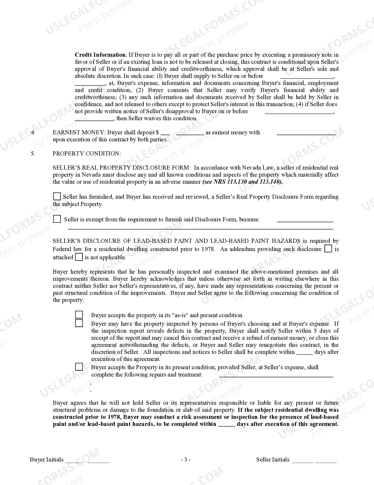 Preview Contract for Sale and Purchase of Real Estate with No Broker for Residential Home Sale Agreement