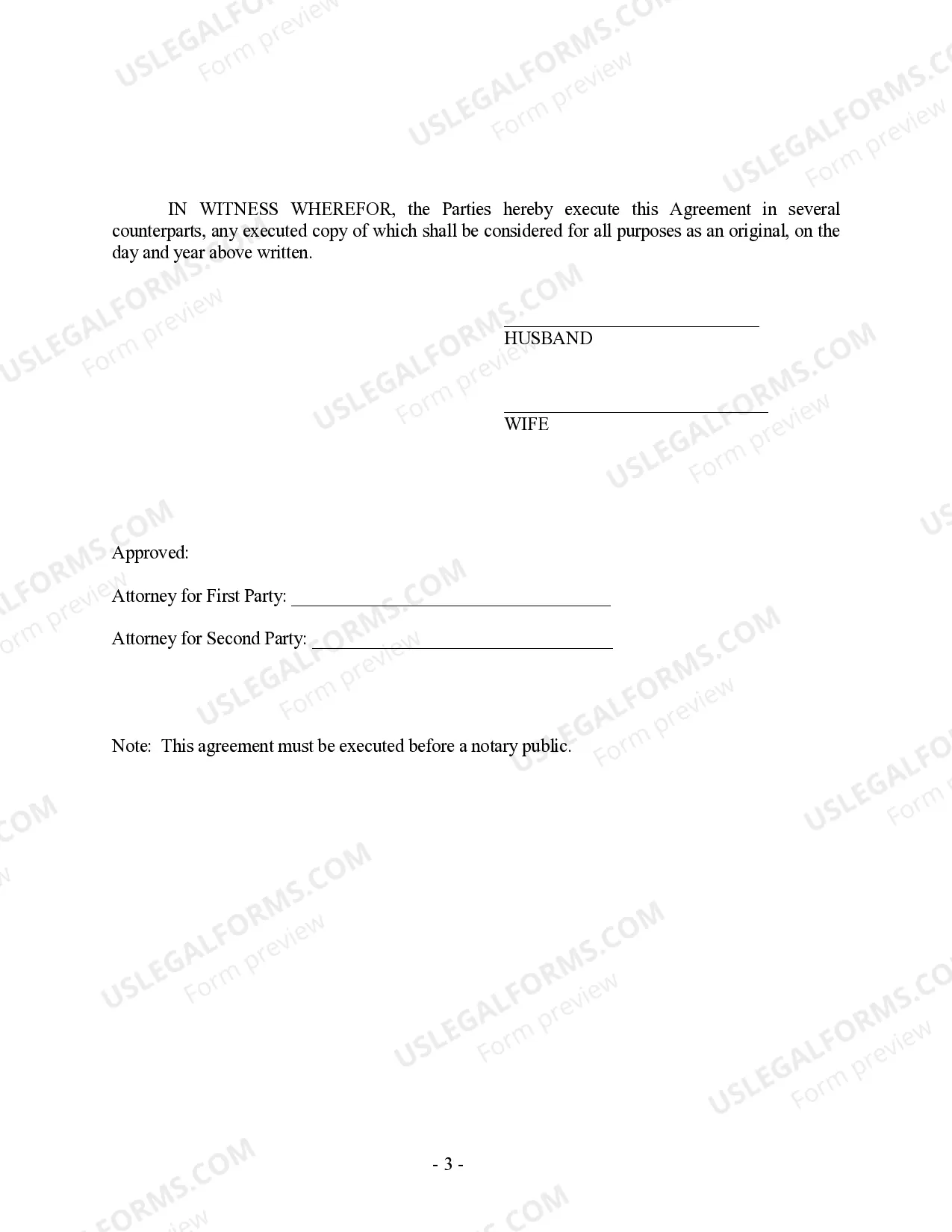 Preview Amendment to Prenuptial or Premarital Agreement