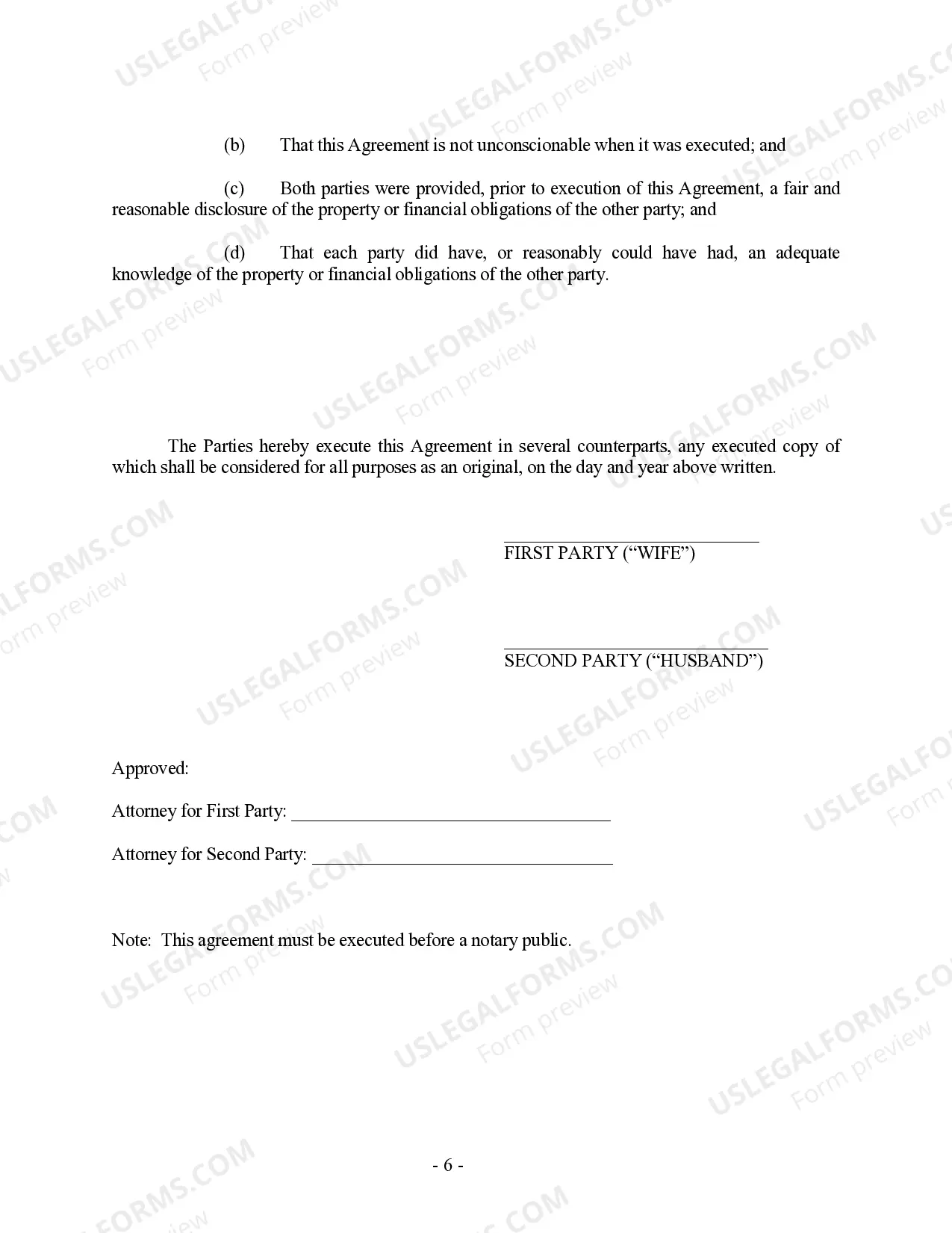 Preview Nevada Prenuptial Premarital Agreement - Uniform Premarital Agreement Act - with Financial Statements