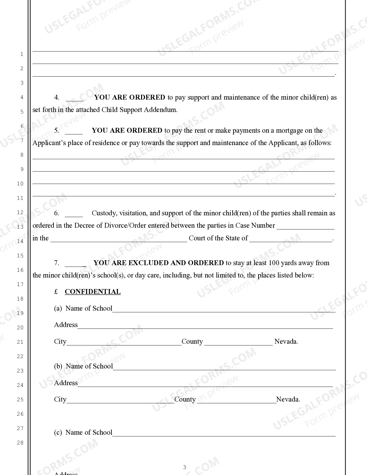 Preview Extended Order for Protection Against Domestic Violence