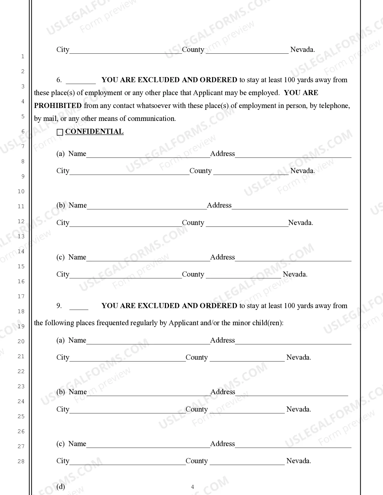 Preview Extended Order for Protection Against Domestic Violence
