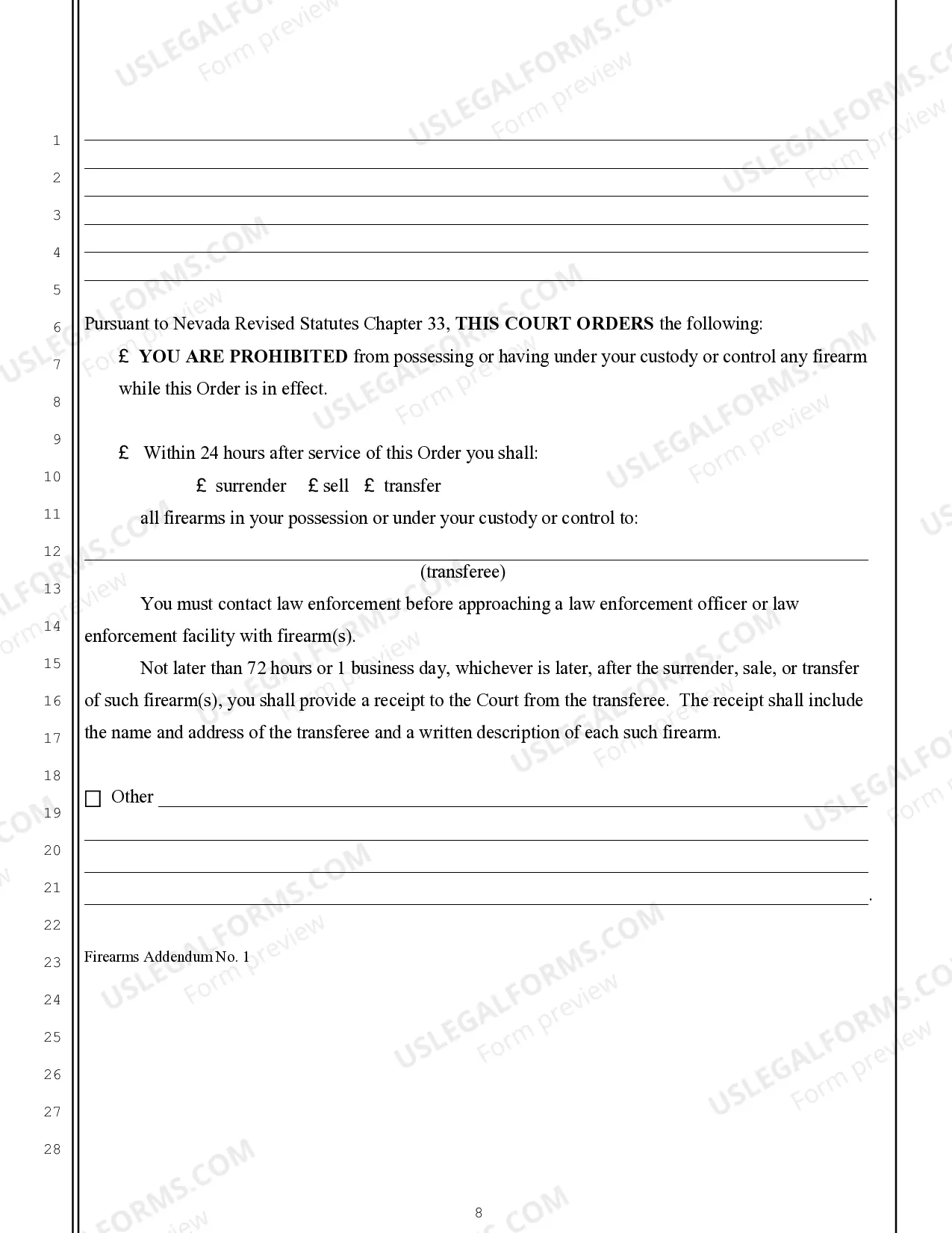 Preview Extended Order for Protection Against Domestic Violence