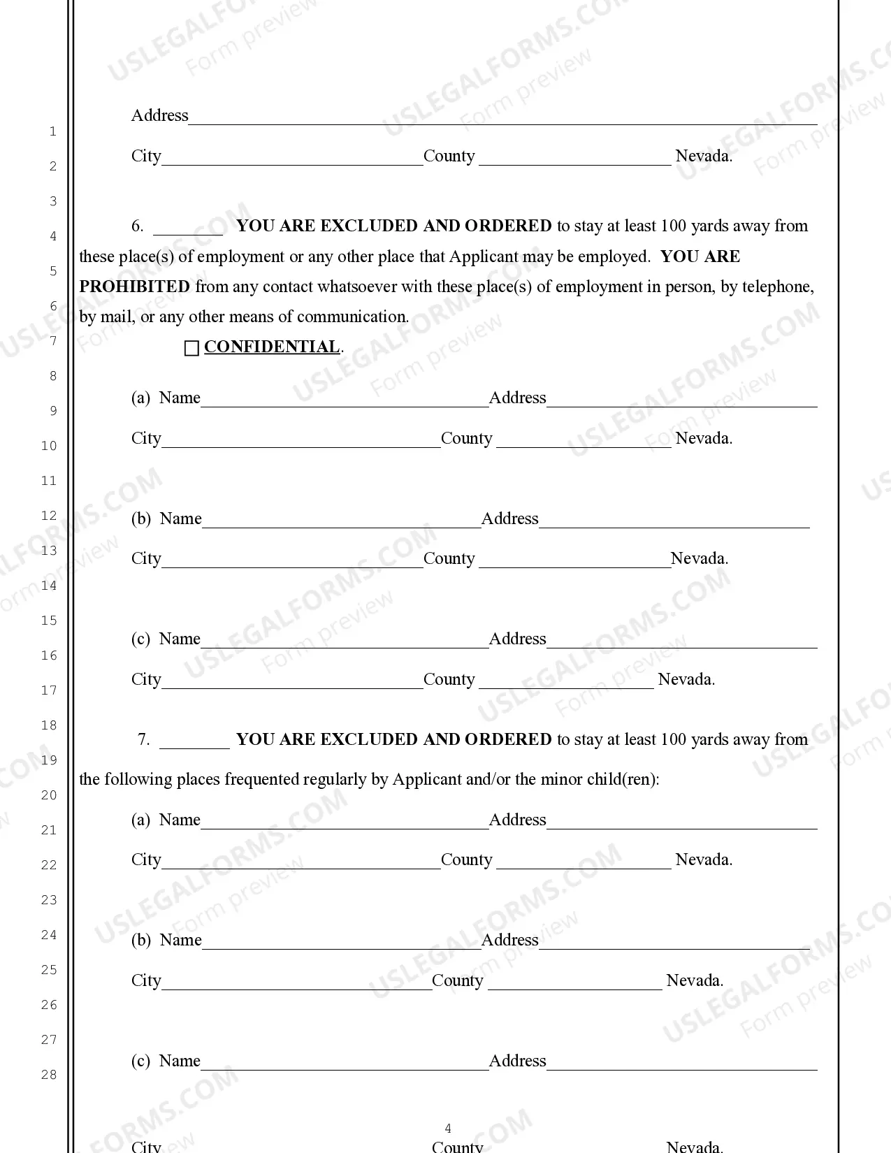 Preview Temporary Order for Protection Against Domestic Violence