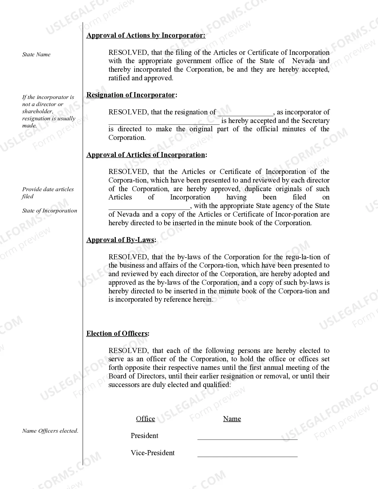 Preview Corporate Records Maintenance Package for Existing Corporations