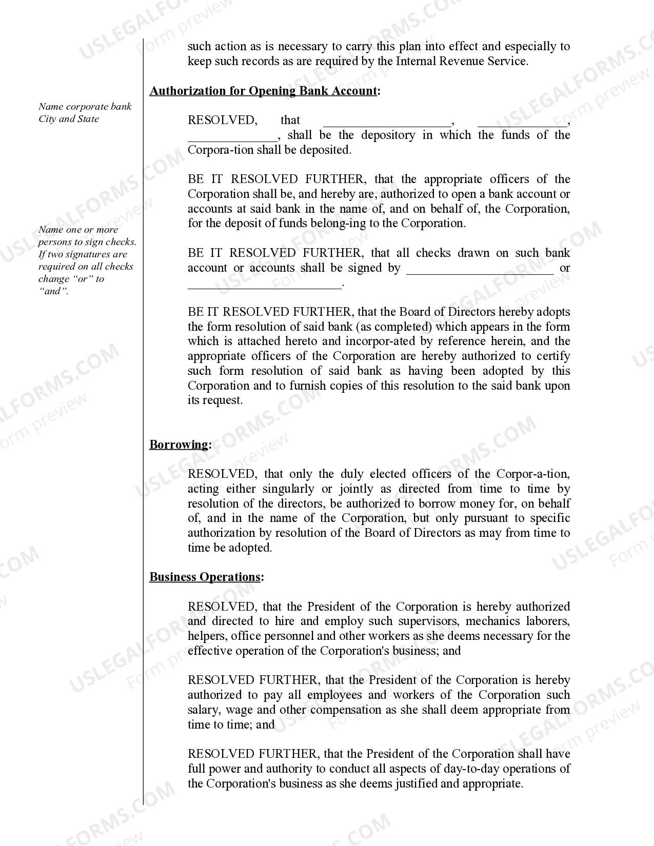 Preview Corporate Records Maintenance Package for Existing Corporations