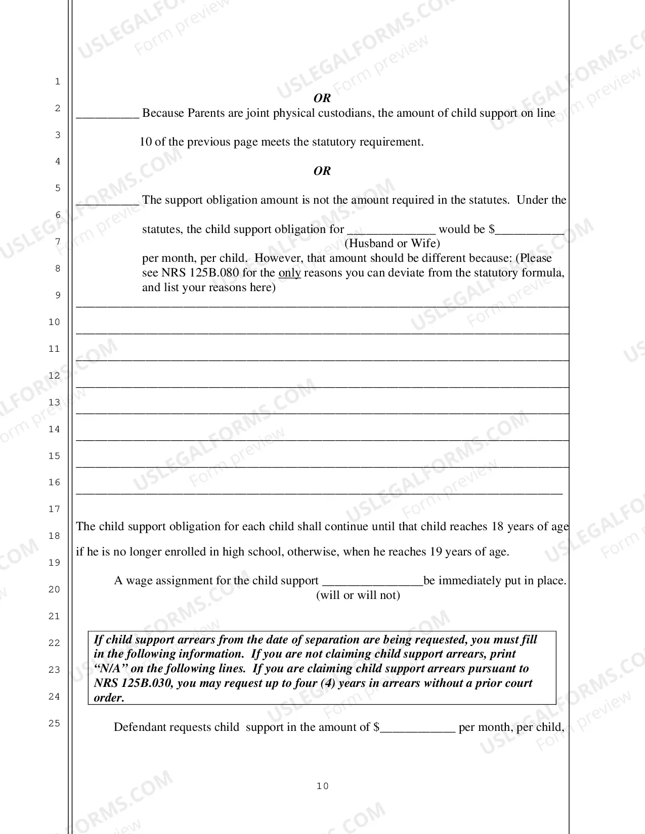 Preview Answer to Complaint to Divorce and Counterclaim with Children