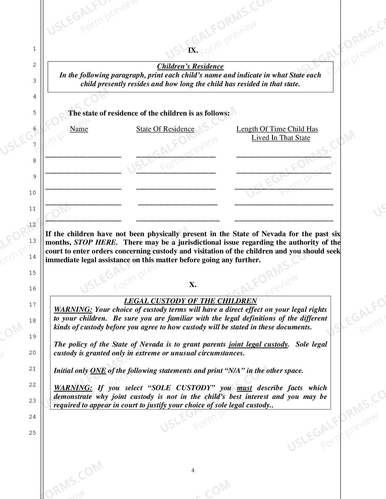 Preview Answer to Complaint to Divorce and Counterclaim with Children