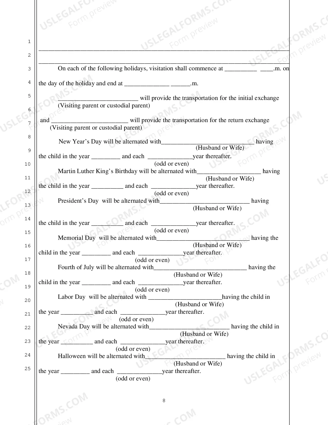Preview Answer to Complaint to Divorce and Counterclaim with Children