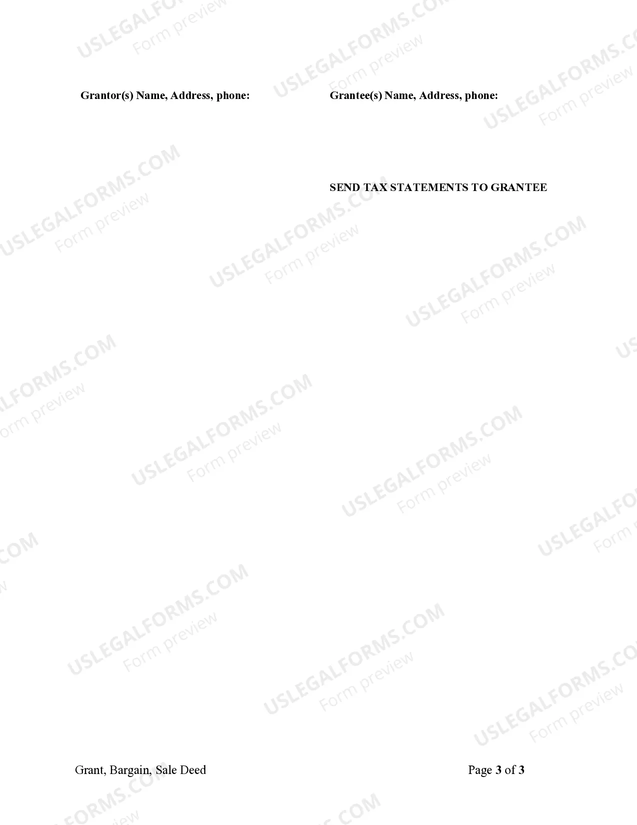 Preview Grant, Bargain, Sale Deed from Corporation to Corporation