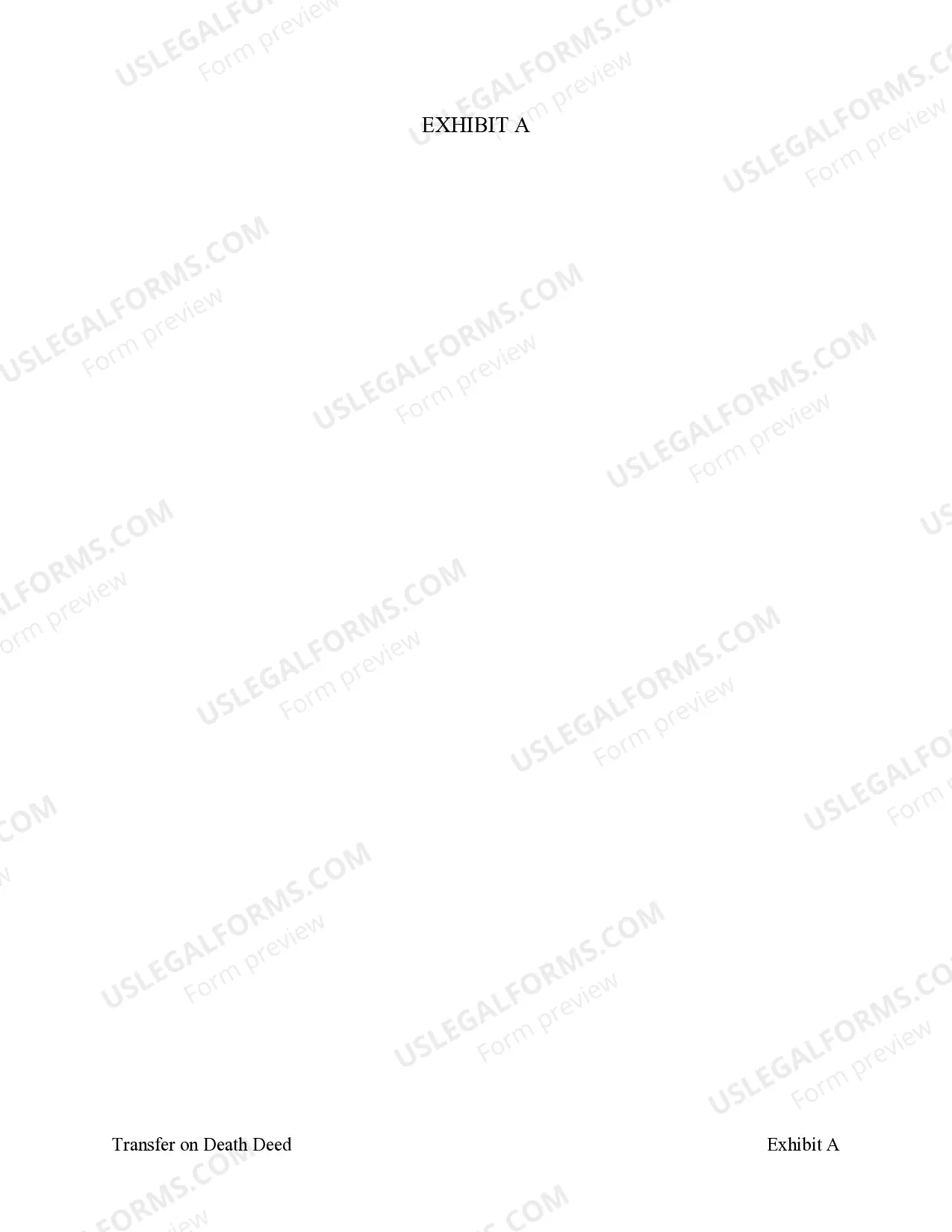 Preview Transfer on Death Deed or TOD - Beneficiary Deed for Individual to Individual