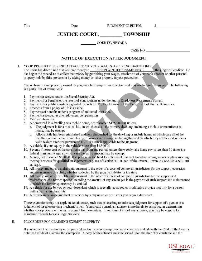 Preview Writ of Execution