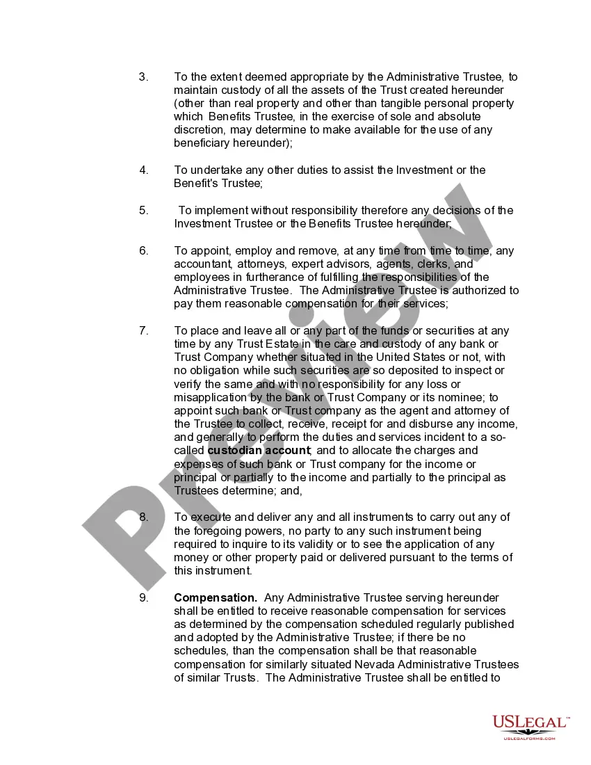 Preview Nevada Asset Protection Trust