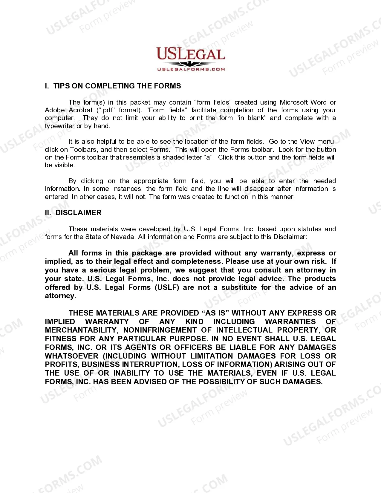 Preview Warranty Deed - Individual to Individual
