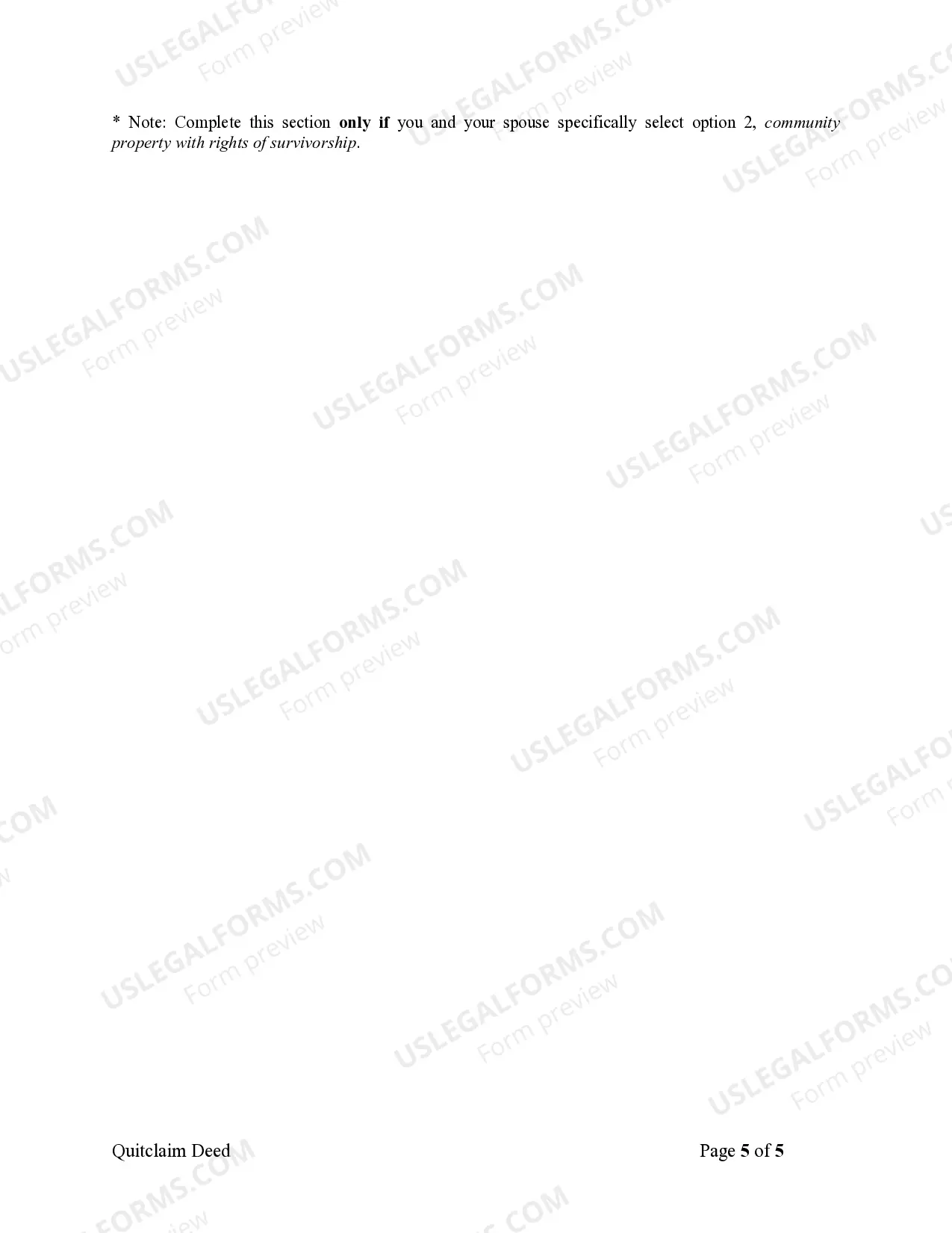 Preview Quitclaim Deed - Husband, Wife and Two Individual Grantors to Husband and Wife