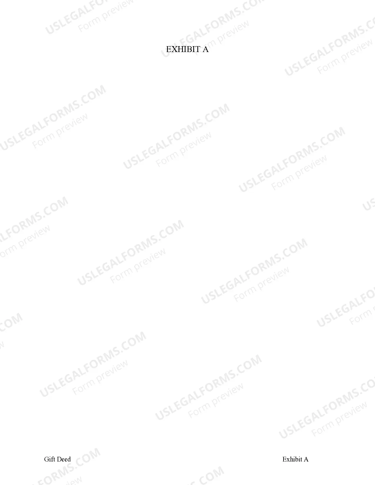 Preview Gift Deed - Individual to Individual