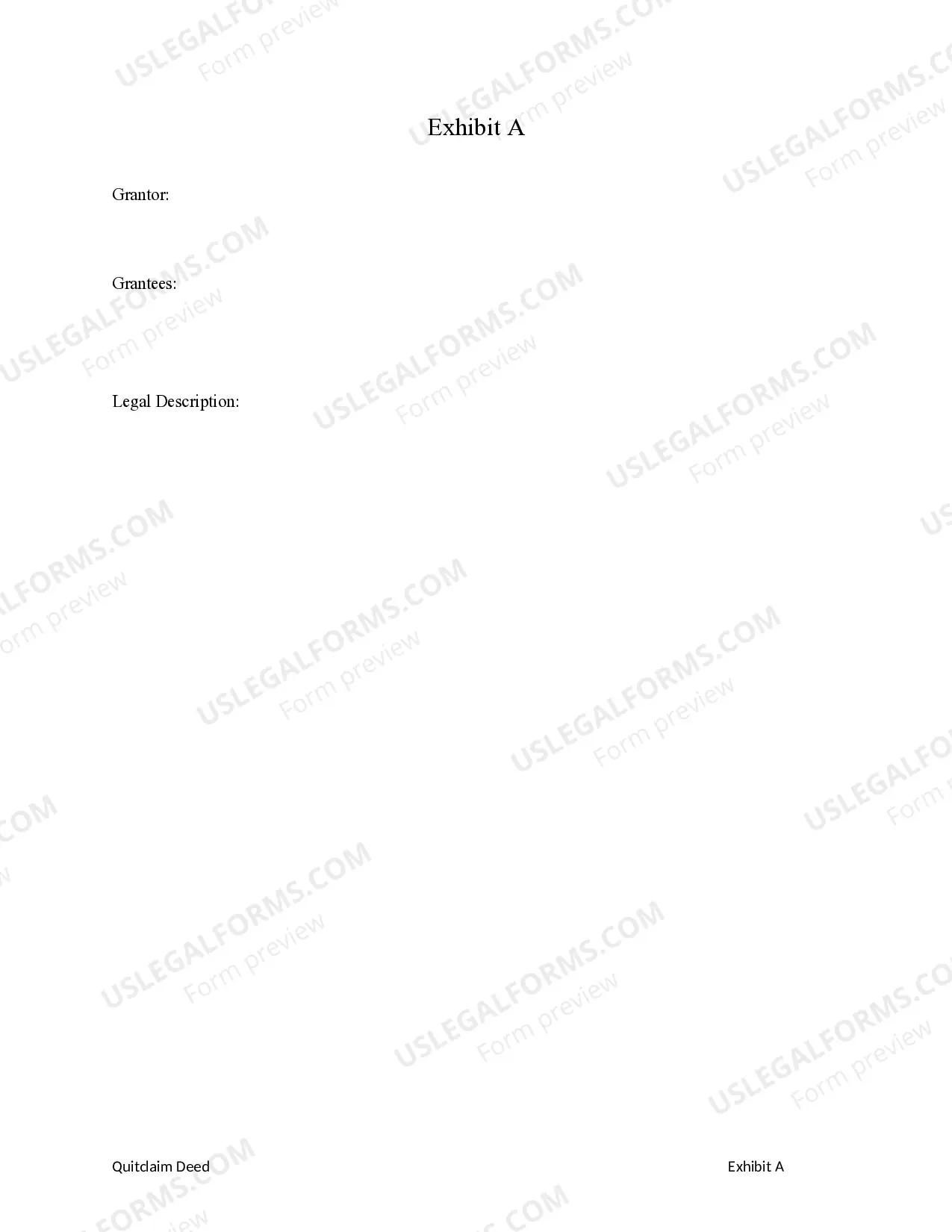 Preview Time Share Quitclaim Deed - Individual to Two Individuals / Husband and Wife