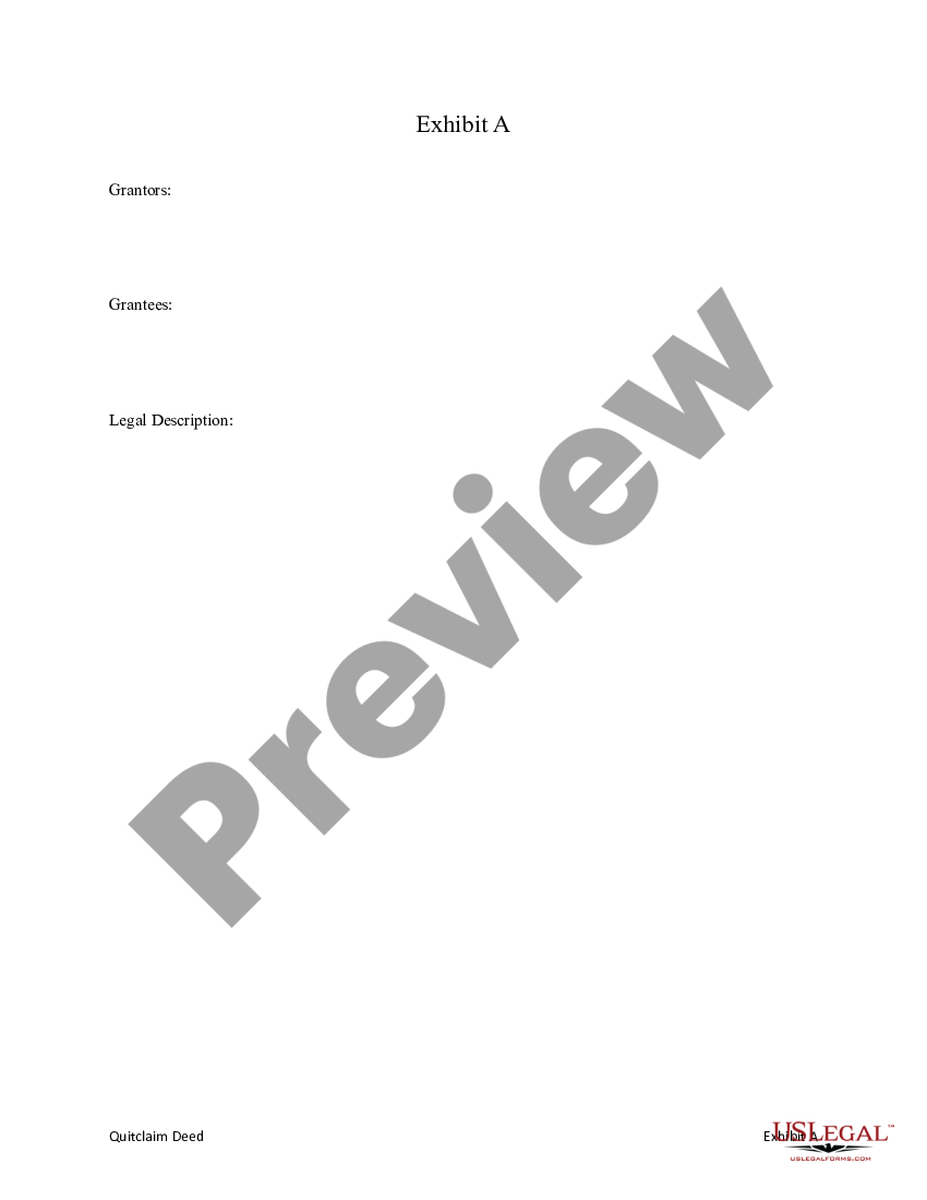 page 4 Quitclaim Deed for Timeshare Property from Two Individuals to One Individual preview