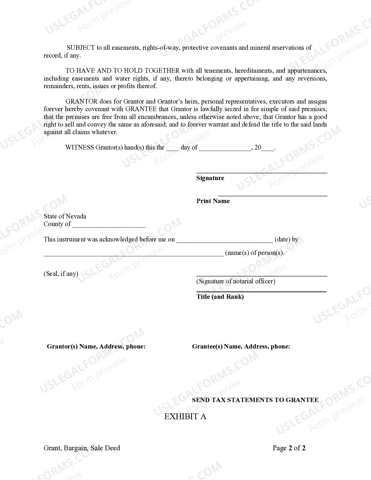 Preview Grant, Bargain, Sale Deed from Individual to LLC