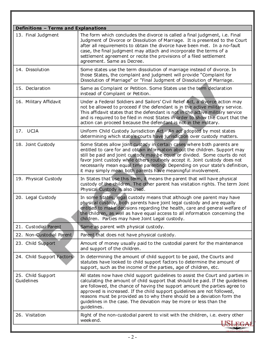Get Divorce Worksheet and Law Summary for Contested or Uncontested Case of over 25 pages - Ideal Client Interview Form Preview Divorce Worksheet and Law Summary for Contested or Uncontested Case of over 25 pages - Ideal Client Interview Form