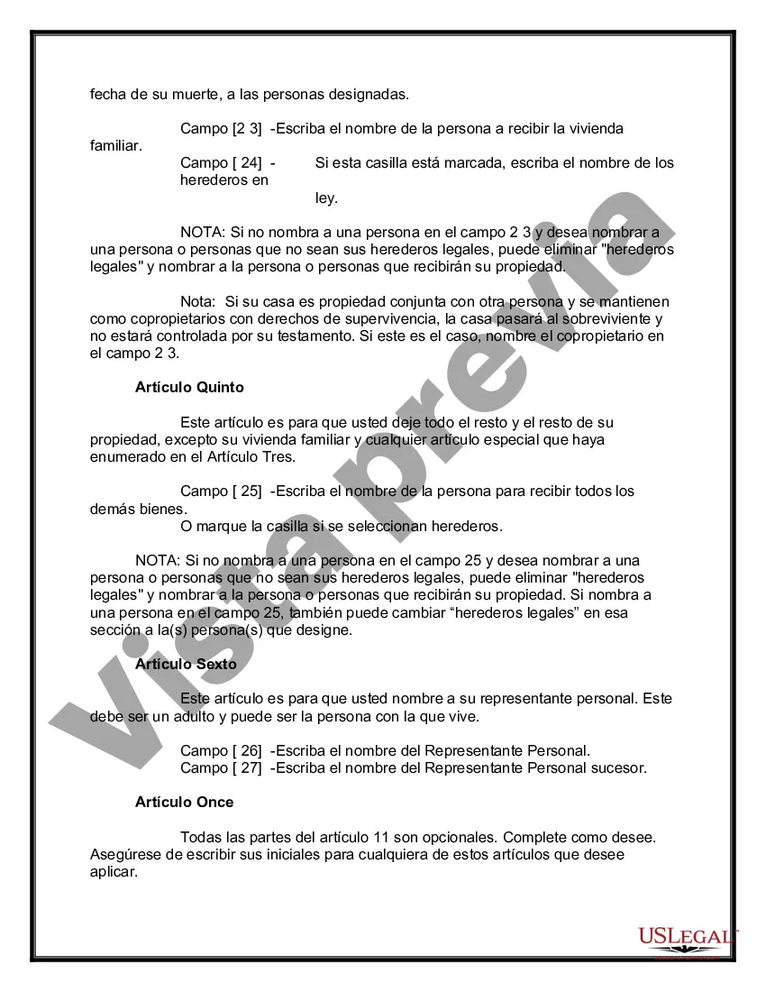 Preview Testamentos mutuos que contienen última voluntad y testamentos para personas solteras que viven juntas sin hijos