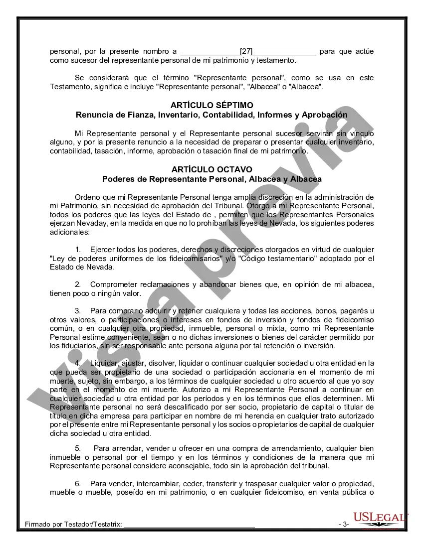 Preview Testamentos mutuos que contienen última voluntad y testamentos para personas solteras que viven juntas sin hijos