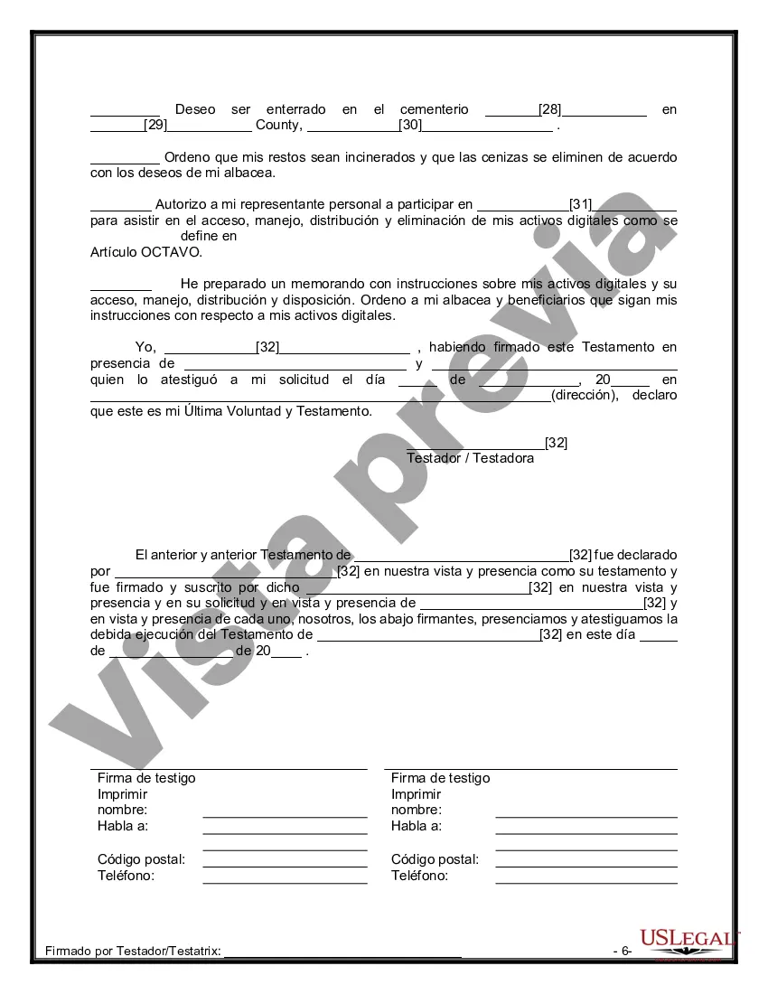 Preview Testamentos mutuos que contienen última voluntad y testamentos para personas solteras que viven juntas sin hijos