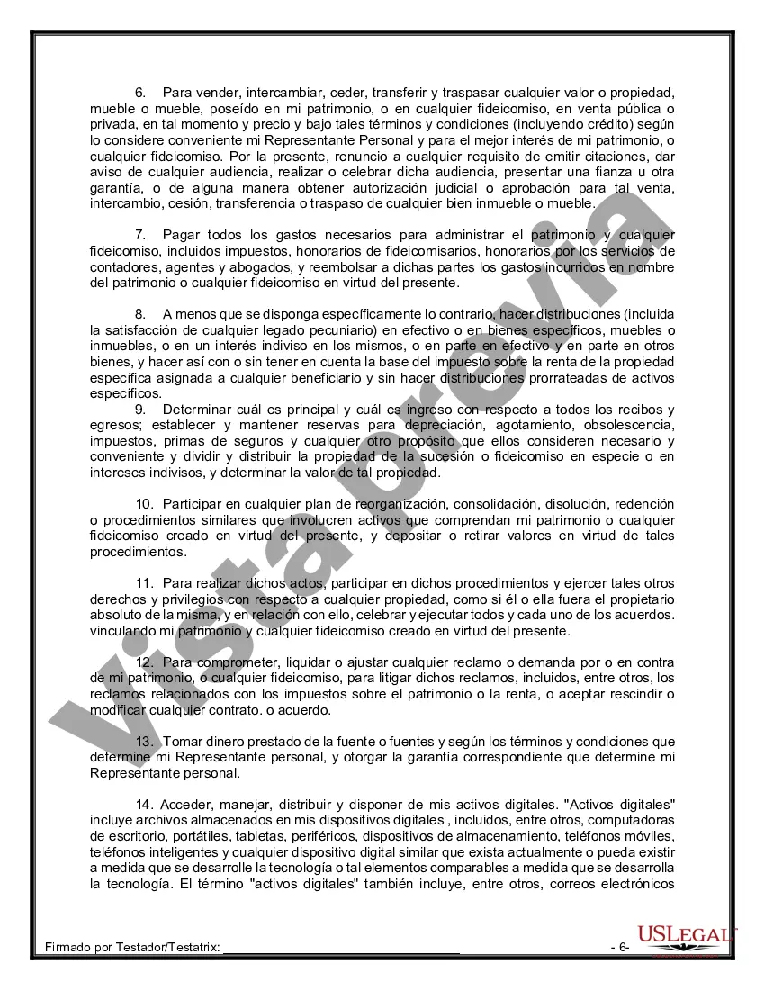 Preview Testamentos Mutuos o Últimas Voluntades y Testamentos para Personas Solteras que conviven con Hijos Menores