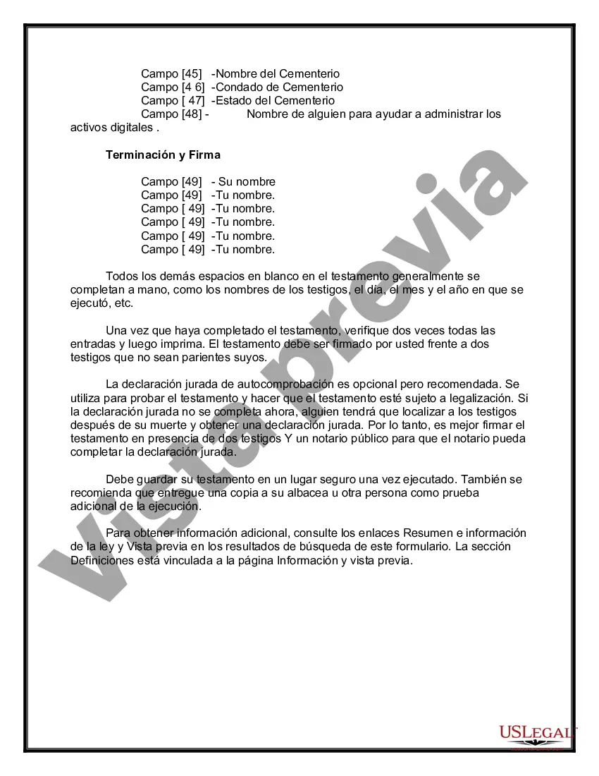 Preview Testamentos Mutuos o Últimas Voluntades y Testamentos para Personas Solteras que conviven con Hijos Menores