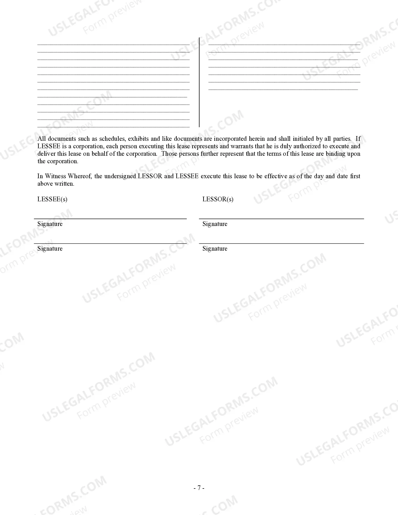 Preview Commercial Building or Space Lease