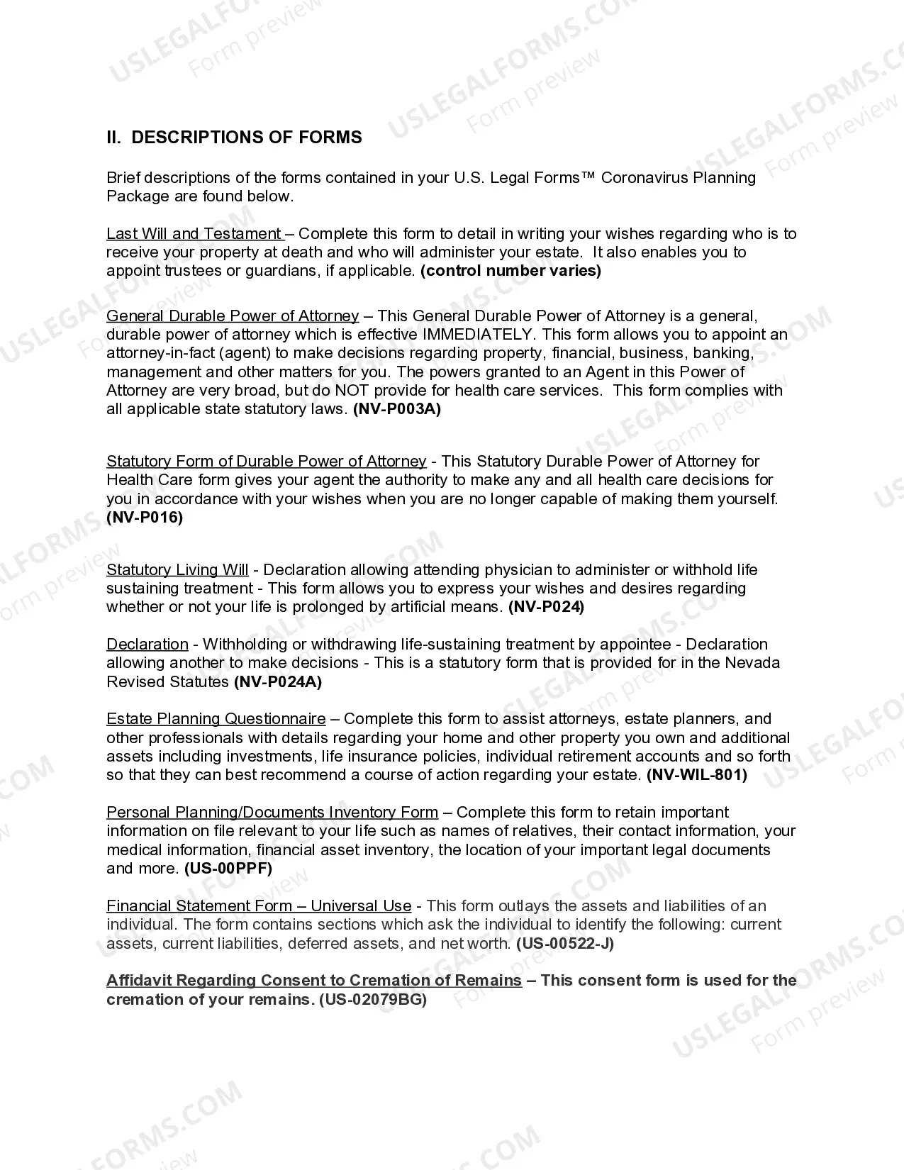 Preview Nevada Coronavirus COVID-19 Family Planning Package