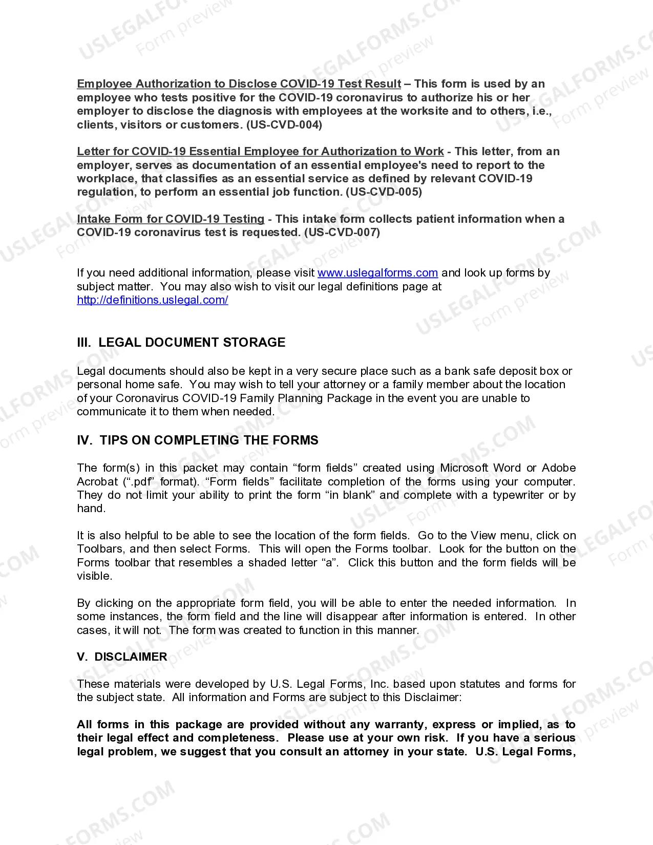 Preview Nevada Coronavirus COVID-19 Family Planning Package