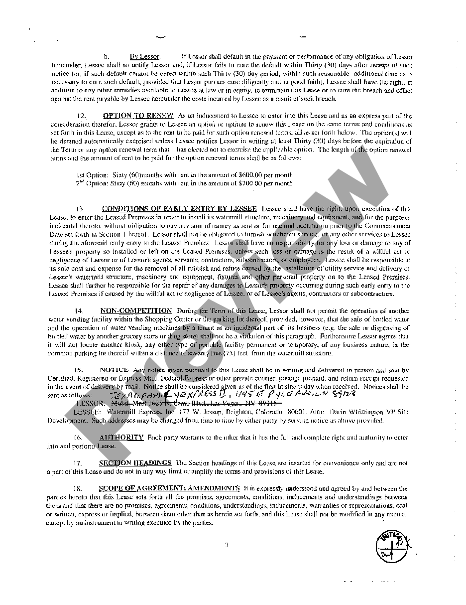 Blank Nevada Lease Agreement Form | US Legal Forms