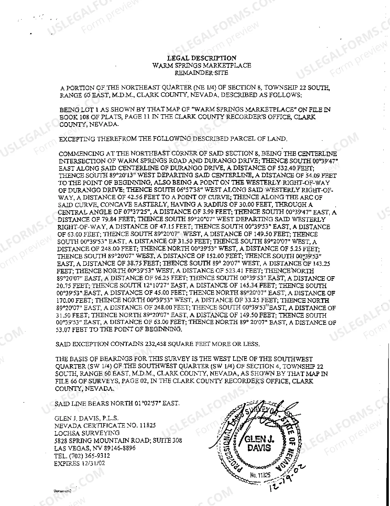 Preview Memorandum of Shopping Center Pad Ground Lease