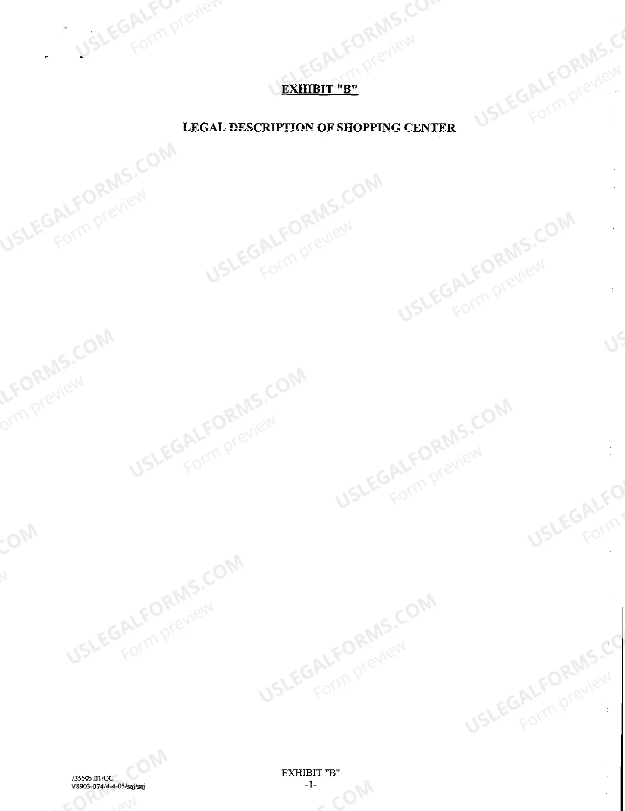 Preview Memorandum of Shopping Center Pad Ground Lease