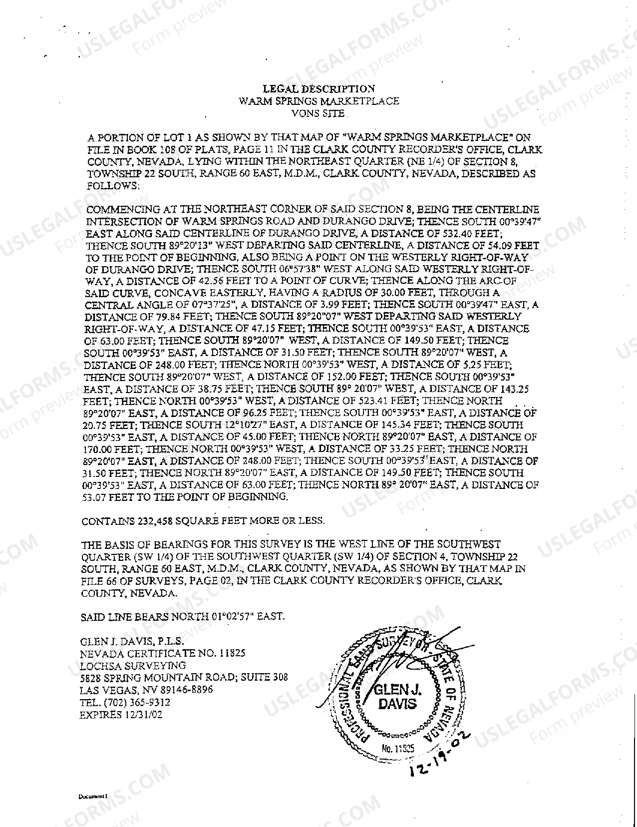 Preview Memorandum of Shopping Center Pad Ground Lease